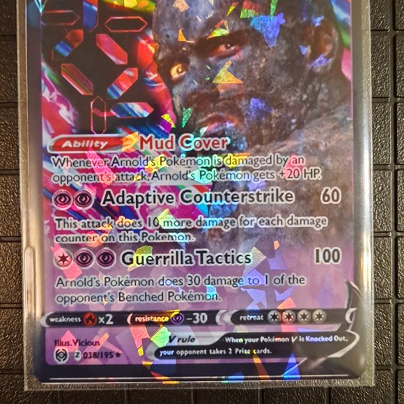 Predator - Arnold  Schwarzenegger Pokemon Card - Picture 8 of 9